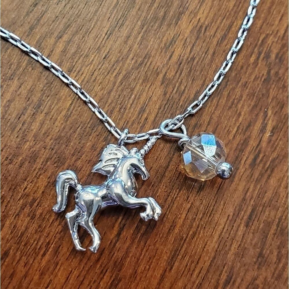 Happy birthday unicorn necklace